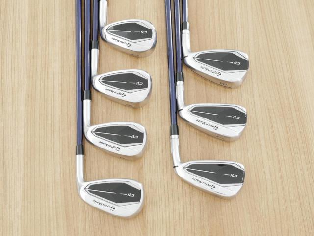 Iron set : Taylormade : ชุดเหล็ก Taylormade Qi (รุ่นล่าสุด ออกปี 2024 Japan Spec.) มีเหล็ก 6-Pw,Aw,Sw (7 ชิ้น) ก้านกราไฟต์ Mitsubishi Diamana TM60 Flex R
