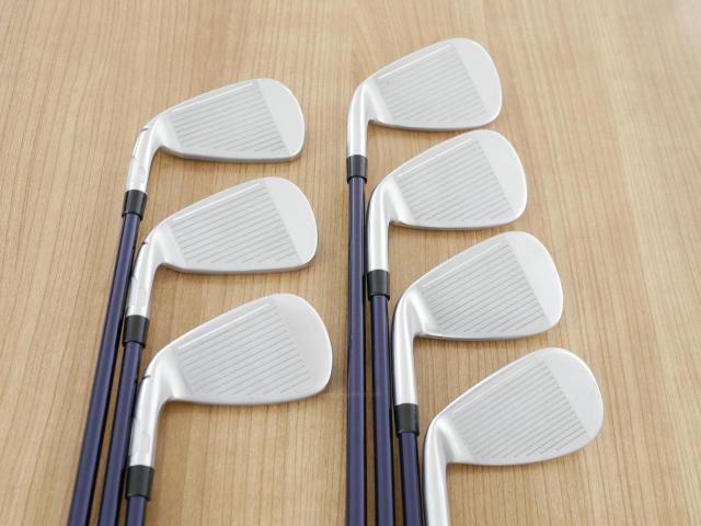 Iron set : Taylormade : ชุดเหล็ก Taylormade Qi (รุ่นล่าสุด ออกปี 2024 Japan Spec.) มีเหล็ก 6-Pw,Aw,Sw (7 ชิ้น) ก้านกราไฟต์ Mitsubishi Diamana TM60 Flex R