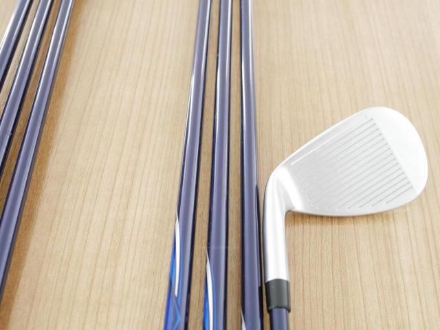 Iron set : Taylormade : ชุดเหล็ก Taylormade Qi (รุ่นล่าสุด ออกปี 2024 Japan Spec.) มีเหล็ก 6-Pw,Aw,Sw (7 ชิ้น) ก้านกราไฟต์ Mitsubishi Diamana TM60 Flex R