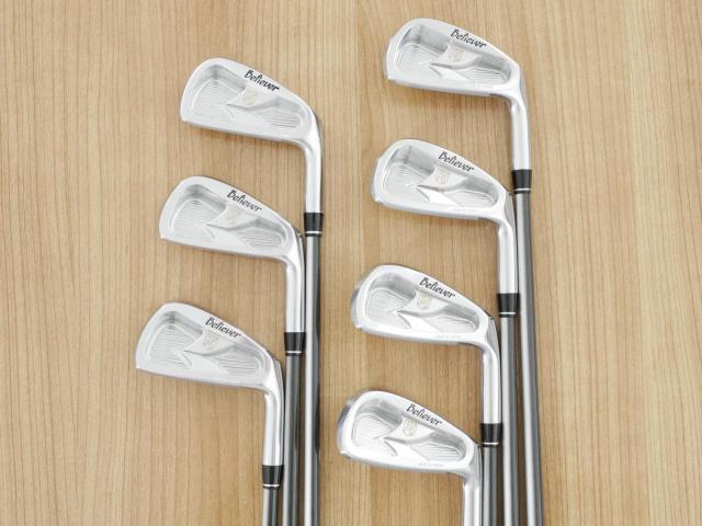 Iron set : Other Brand : ชุดเหล็ก Fujimoto FG Believer Forged (นุ่ม แน่นมากๆๆ หายาก High End สุดๆ) มีเหล็ก 4-Pw (7 ชิ้น) ก้านกราไฟต์ Mitsubishi OTI 100 Flex X