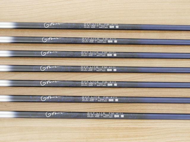 Iron set : Daiwa : **มีตำหนิ** ชุดเหล็ก Daiwa GIII (รุ่นท๊อปสุด หน้าเด้งสุดๆ ใบใหญ่ ตีไกล) มีเหล็ก 5-Pw,Aw (7 ชิ้น) ก้านกราไฟต์ Flex SR