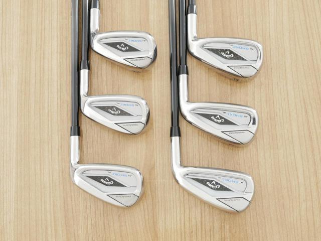 Iron set : Callaway : ชุดเหล็ก Callaway Paradym Ai Smoke HL (ออกปี 2024 ตีง่ายมาก ไกล Japan Spec.) มีเหล็ก 6-Pw,Aw (6 ชิ้น) ก้านกราไฟต์ Mitsubishi TENSEI 50 Flex R