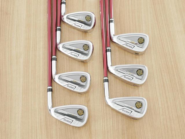 Iron set : Katana : ชุดเหล็ก Katana Voltio NINJA Silver (ปี 2018 หน้าเด้ง ตีไกล) มีเหล็ก 6-Pw,Aw,Sw (7 ชิ้น) ก้านกราไฟต์ Fujikura Speeder 561 Flex R
