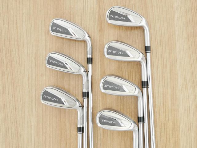 Iron set : Taylormade : ชุดเหล็ก Taylormade Stealth HD (ออกปี 2022 Japan Spec. ใบใหญ่มาก ตีง่ายสุดๆ) มีเหล็ก 6-Pw,Aw,Sw (7 ชิ้น) ก้านเหล็ก KBS Max MT 80 Flex S