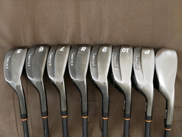 Iron set : Maruman : ชุดเหล็กกระเทย Maruman Shuttle i3000x (ตีง่ายสุดๆ) มีเหล็ก 5-10,Pw,Sw (8 ชิ้น) ก้านกราไฟต์ Flex R