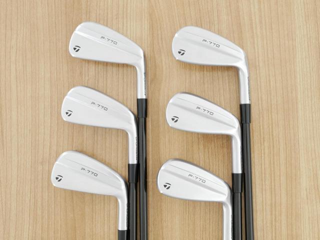 Iron set : Taylormade : ชุดเหล็ก Taylormade P770 Forged (รุ่นล่าสุด ออกปี 2024 นุ่ม แน่น) มีเหล็ก 5-Pw (6 ชิ้น) ก้านกราไฟต์ Graphite Design RAUNE i105 Flex S
