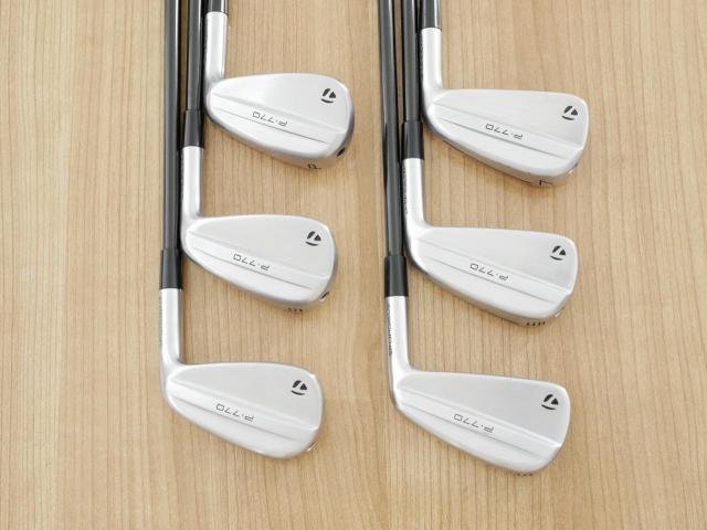 Iron set : Taylormade : ชุดเหล็ก Taylormade P770 Forged (รุ่นล่าสุด ออกปี 2024 นุ่ม แน่น) มีเหล็ก 5-Pw (6 ชิ้น) ก้านกราไฟต์ Graphite Design RAUNE i105 Flex S