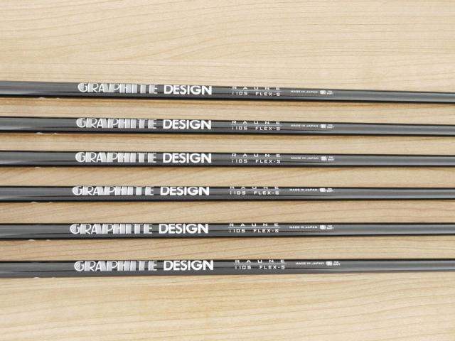 Iron set : Taylormade : ชุดเหล็ก Taylormade P770 Forged (รุ่นล่าสุด ออกปี 2024 นุ่ม แน่น) มีเหล็ก 5-Pw (6 ชิ้น) ก้านกราไฟต์ Graphite Design RAUNE i105 Flex S