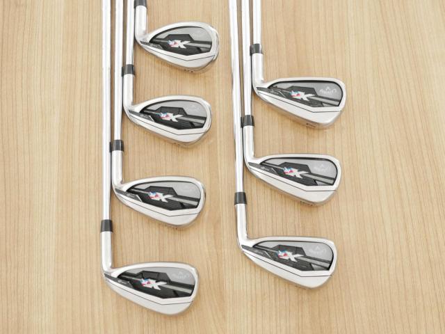 Iron set : Callaway : ชุดเหล็ก Callaway XR (ใบใหญ่ ตีง่ายมาก) มีเหล็ก 5-Pw,Sw (7 ชิ้น) ก้านเหล็ก NS Pro 950 Flex S