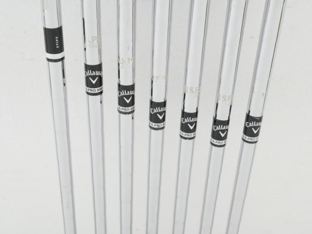 Iron set : Callaway : ชุดเหล็ก Callaway XR (ใบใหญ่ ตีง่ายมาก) มีเหล็ก 5-Pw,Sw (7 ชิ้น) ก้านเหล็ก NS Pro 950 Flex S