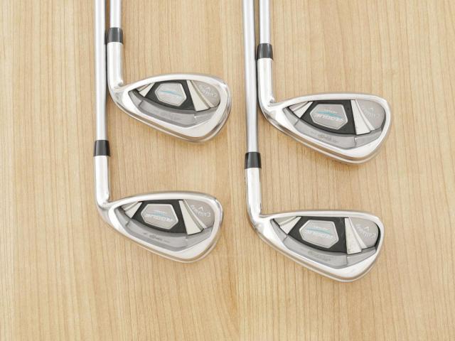 Iron set : Callaway : ชุดเหล็ก Callaway Rogue Star CF18 (ออกปี 2018 ตีง่าย ไกลมากๆ) มีเหล็ก 7-Pw (4 ชิ้น) ก้านกราไฟต์ Mitsubishi FUBUKI 50 Flex R