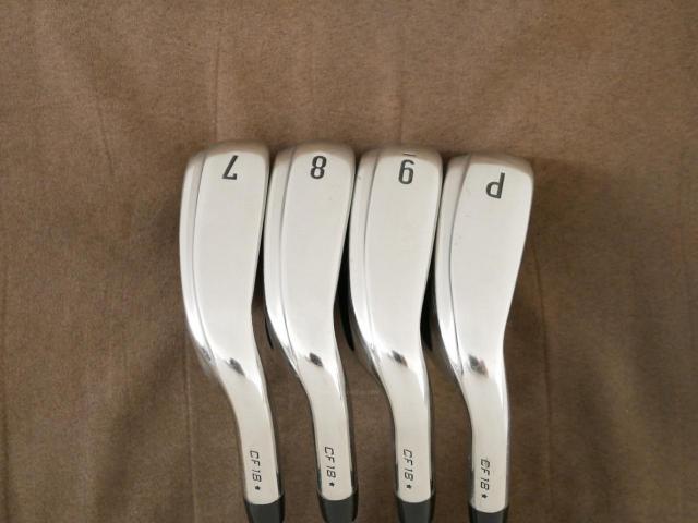Iron set : Callaway : ชุดเหล็ก Callaway Rogue Star CF18 (ออกปี 2018 ตีง่าย ไกลมากๆ) มีเหล็ก 7-Pw (4 ชิ้น) ก้านกราไฟต์ Mitsubishi FUBUKI 50 Flex R