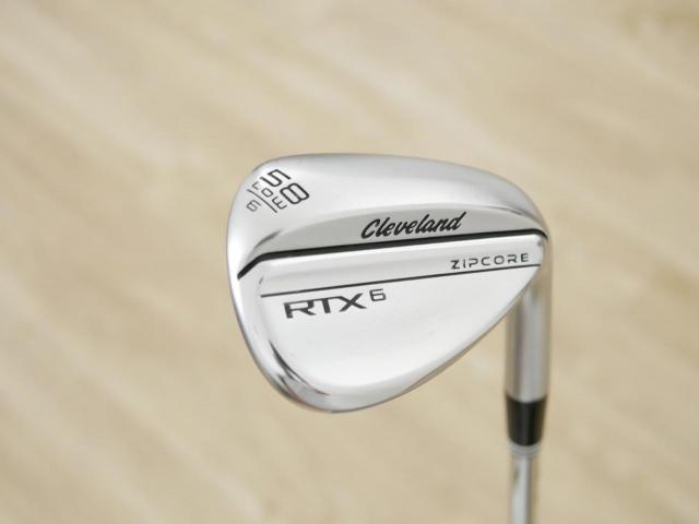 Wedge : Cleveland : Wedge Cleveland RTX 6 ZIPCORE Loft 58 ก้านเหล็ก Dynamic Gold S200