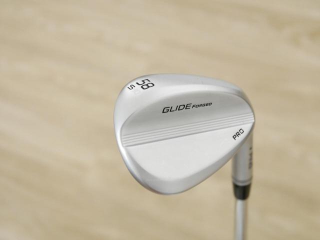 Wedge : Other : Wedge Ping Glide Forged Pro (รุ่นปี 2022) Loft 58 ก้านเหล็ก NS Pro Modus 115 Flex S