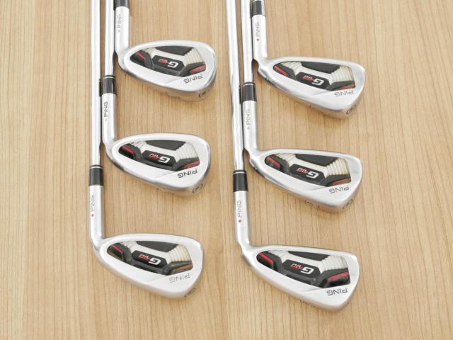 Iron set : Ping : ชุดเหล็ก Ping G410 (รุ่นปี 2019 Japan Spec. ใบใหญ่ ง่าย ไกล) มีเหล็ก 5-Pw (6 ชิ้น) ก้านเหล็ก Ping AWT 2.0 Lite Flex R