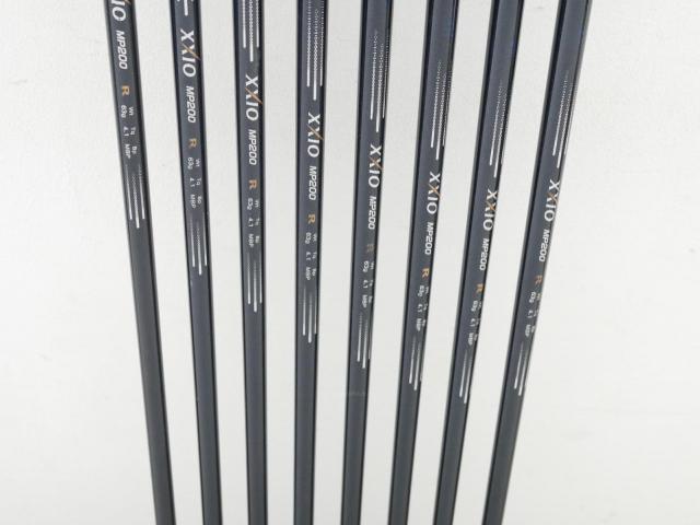 Iron set : XXIO : ชุดเหล็ก XXIO Impact Power Body (ใบใหญ่ ตีง่าย) มีเหล็ก 4-Pw,Sw (8 ชิ้น) ก้านกราไฟต์ MP-200 Flex R
