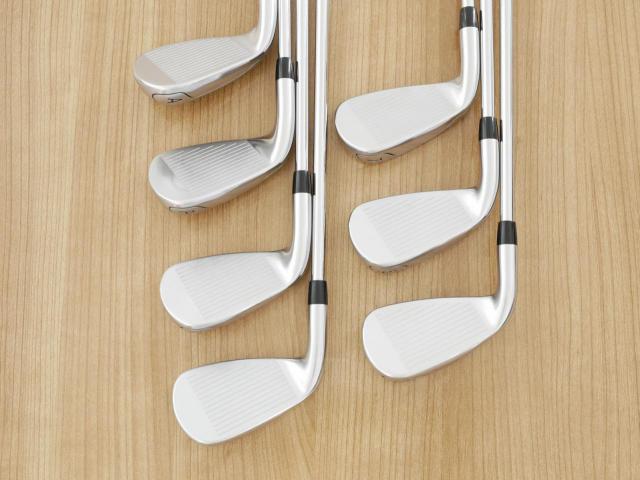 Iron set : Titleist : ชุดเหล็ก Titleist VG3 Type D Forged (รุ่นปี 2019 Japan Spec. ตีง่ายและไกลที่สุดของ Titleist) มีเหล็ก 5-Pw,Aw (7 ชิ้น) ก้านเหล็ก NS Pro Zelos 8 Flex R
