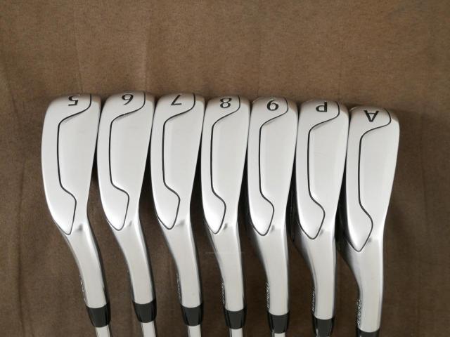 Iron set : Titleist : ชุดเหล็ก Titleist VG3 Type D Forged (รุ่นปี 2019 Japan Spec. ตีง่ายและไกลที่สุดของ Titleist) มีเหล็ก 5-Pw,Aw (7 ชิ้น) ก้านเหล็ก NS Pro Zelos 8 Flex R