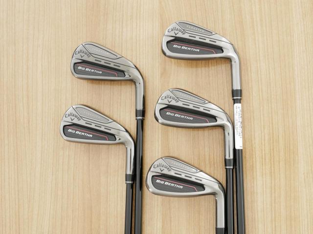 Iron set : Callaway : ชุดเหล็ก Callaway Big Bertha (ออกปี 2023 ตีง่ายที่สุดของ Callaway) มีเหล็ก 6-Pw (5 ชิ้น) ก้านกราไฟต์ Fujikura Speeder NX Flex R
