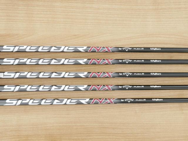 Iron set : Callaway : ชุดเหล็ก Callaway Big Bertha (ออกปี 2023 ตีง่ายที่สุดของ Callaway) มีเหล็ก 6-Pw (5 ชิ้น) ก้านกราไฟต์ Fujikura Speeder NX Flex R
