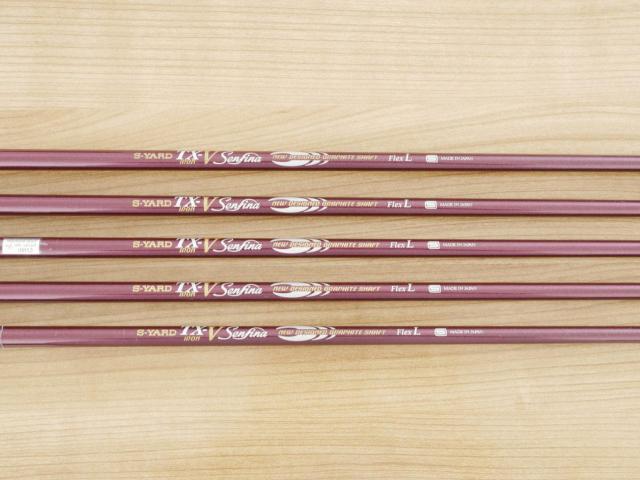 Lady club : All : ชุดเหล็ก S-Yard TX-V (Forged) มีเหล็ก 6-Pw (5 ชิ้น) ก้านกราไฟต์ Flex L