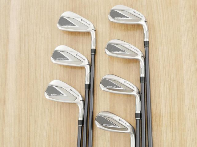 Iron set : Taylormade : ชุดเหล็ก Taylormade Stealth (ออกปี 2022 Japan Spec.) มีเหล็ก 6-Pw,Aw,Sw (7 ชิ้น) ก้านกราไฟต์ Mitsubishi Tensei TM60 Flex R