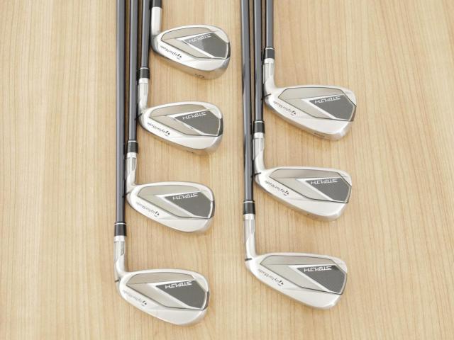 Iron set : Taylormade : ชุดเหล็ก Taylormade Stealth (ออกปี 2022 Japan Spec.) มีเหล็ก 6-Pw,Aw,Sw (7 ชิ้น) ก้านกราไฟต์ Mitsubishi Tensei TM60 Flex R
