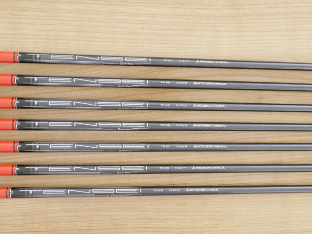 Iron set : Taylormade : ชุดเหล็ก Taylormade Stealth (ออกปี 2022 Japan Spec.) มีเหล็ก 6-Pw,Aw,Sw (7 ชิ้น) ก้านกราไฟต์ Mitsubishi Tensei TM60 Flex R