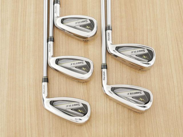 Iron set : Maruman : ชุดเหล็ก Maruman Shuttle Type X (ออกปี 2020 ตีง่าย ไกลสุดๆๆๆๆ) มีเหล็ก 6-Pw (5 ชิ้น) ก้านกราไฟต์ Mitsubishi Flex SR