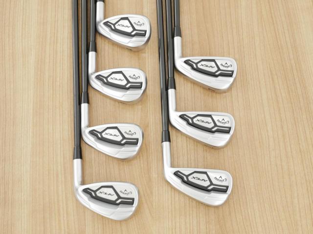 Iron set : Callaway : ชุดเหล็ก Callaway APEX Forged มีเหล็ก 5-Pw,Aw (7 ชิ้น) ก้านกราไฟต์ Tour AD AD-65 II Flex R