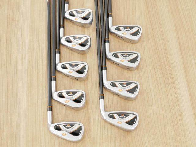 Iron set : Honma : ชุดเหล็ก Honma ATHPORT E+ มีเหล็ก 4-11,Aw (9 ชิ้น) ก้านกราไฟต์ Honma ARMRQ WT-53 Flex R