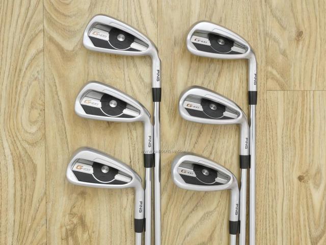 Iron set : Ping : ชุดเหล็ก Ping G400 (ปี 2018 ใบใหญ่ ง่าย ไกล) มีเหล็ก 5-Pw (6 ชิ้น) ก้านเหล็ก Ping AWT 2.0 Lite Flex R