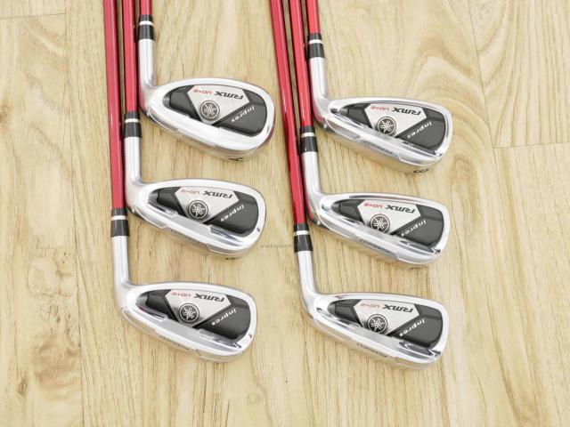 Iron set : Yamaha : ชุดเหล็ก Yamaha Inpres RMX UD+2 (ปี 2017 ตีไกลที่สุด ไกลกว่าเหล็กทั่วไป 2 เบอร์) มีเหล็ก 6-Pw,Aw (6 ชิ้น) ก้านกราไฟต์ Mitsubishi Bassara i50xct Flex R