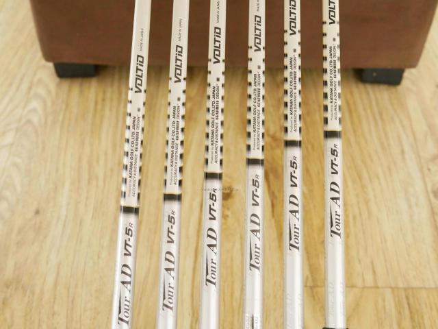 Iron set : Katana : ชุดเหล็ก Katana Voltio II Hi V (หน้าเด้ง ใบใหญ่ ตีง่าย ไกล สวย) มีเหล็ก 5-Pw ก้าน Tour AD VT-5 Flex R
