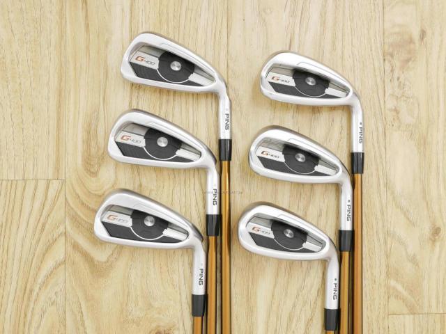 Iron set : Ping : ชุดเหล็ก Ping G400 (ปี 2018 ใบใหญ่ ง่าย ไกล) มีเหล็ก 5-Pw (6 ชิ้น) ก้านกราไฟต์ Ping Alta J CB Flex R