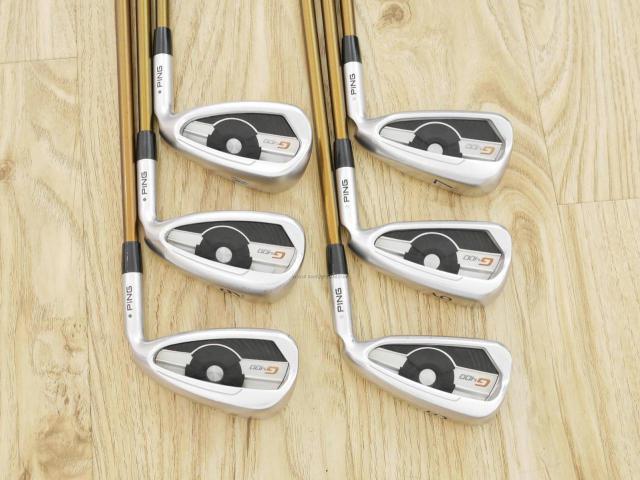 Iron set : Ping : ชุดเหล็ก Ping G400 (ปี 2018 ใบใหญ่ ง่าย ไกล) มีเหล็ก 5-Pw (6 ชิ้น) ก้านกราไฟต์ Ping Alta J CB Flex R