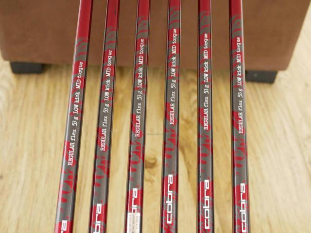 Iron set : Other Brand : ชุดเหล็ก Cobra Baffler (ใบใหญ่ ตีง่าย) มีเหล็ก 6-Pw,Aw (6 ชิ้น) ก้านกราไฟต์ Flex R