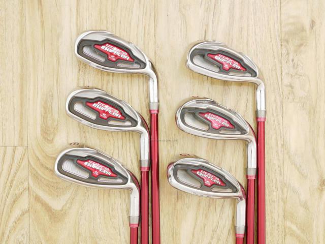 Iron set : Other Brand : ชุดเหล็ก Cobra Baffler (ใบใหญ่ ตีง่าย) มีเหล็ก 6-Pw,Aw (6 ชิ้น) ก้านกราไฟต์ Flex R