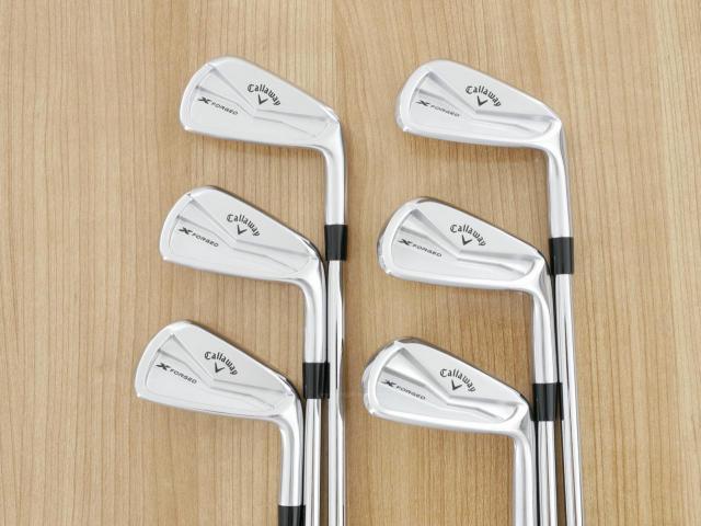 Iron set : Callaway : ชุดเหล็ก Callaway X Forged (รุ่นล่าสุด ปี 2024 นุ่ม แน่น หล่อมาก) มีเหล็ก 5-Pw (6 ชิ้น) ก้านเหล็ก NS Pro Modus 105 Flex S