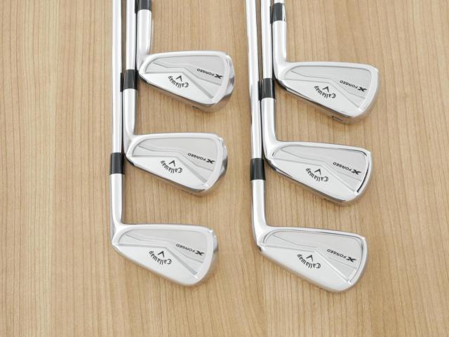 Iron set : Callaway : ชุดเหล็ก Callaway X Forged (รุ่นล่าสุด ปี 2024 นุ่ม แน่น หล่อมาก) มีเหล็ก 5-Pw (6 ชิ้น) ก้านเหล็ก NS Pro Modus 105 Flex S