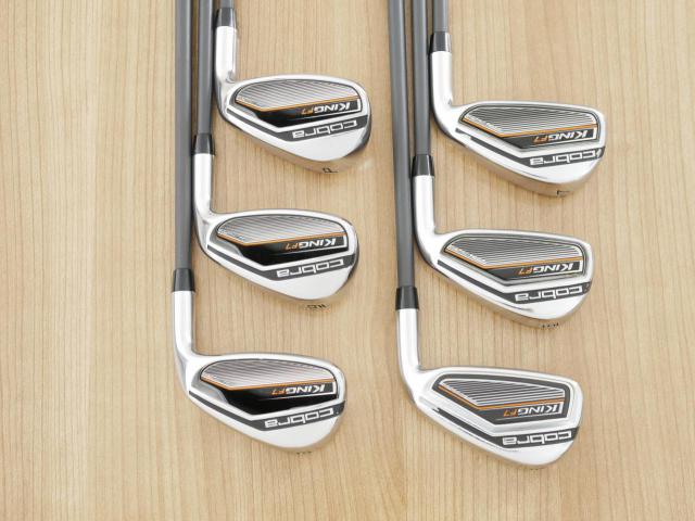 Iron set : Other Brand : ชุดเหล็ก Cobra King F7 (ปี 2019) มีเหล็ก 5-Pw (6 ชิ้น) ก้านกราไฟต์ Fujikura 6 Flex R