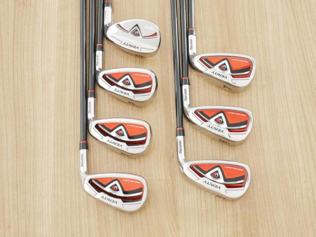 Iron set : Maruman : ชุดเหล็ก Maruman Red-V II (ใบใหญ่ ตีง่าย ไกล) มีเหล็ก 5-Pw,Sw (7 ชิ้น) ก้านกราไฟต์ Flex R