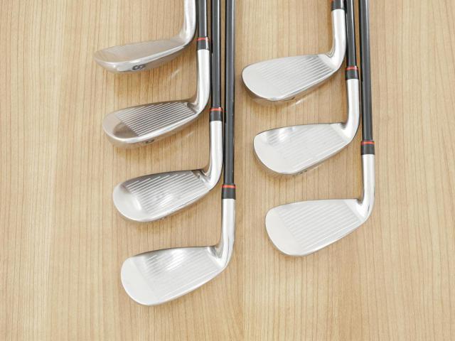 Iron set : Maruman : ชุดเหล็ก Maruman Red-V II (ใบใหญ่ ตีง่าย ไกล) มีเหล็ก 5-Pw,Sw (7 ชิ้น) ก้านกราไฟต์ Flex R