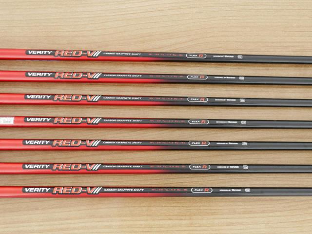 Iron set : Maruman : ชุดเหล็ก Maruman Red-V II (ใบใหญ่ ตีง่าย ไกล) มีเหล็ก 5-Pw,Sw (7 ชิ้น) ก้านกราไฟต์ Flex R