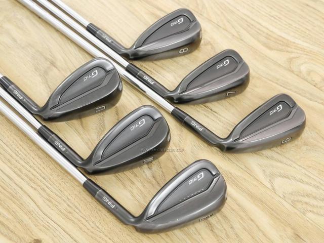 Iron set : Ping : ชุดเหล็ก Ping G710 (รุ่นล่าสุด ออกปี 2020 Japan Spec. ใบใหญ่ ง่ายที่สุด ไกลที่สุดของ Ping) มีเหล็ก 6-Pw,Aw (6 ชิ้น) ก้านเหล็ก NS Pro 950 NEO Flex S