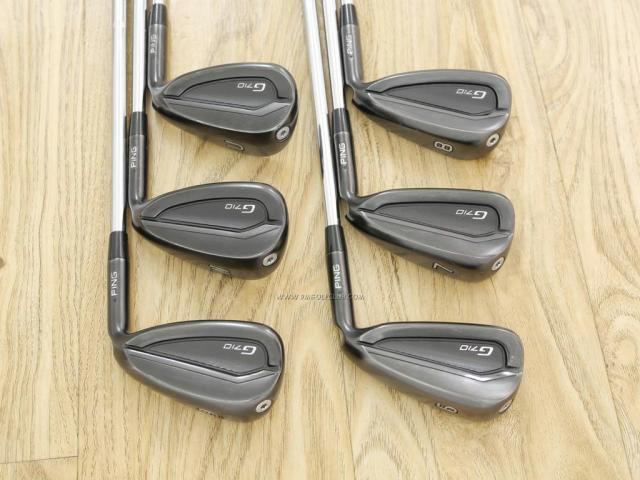 Iron set : Ping : ชุดเหล็ก Ping G710 (รุ่นล่าสุด ออกปี 2020 Japan Spec. ใบใหญ่ ง่ายที่สุด ไกลที่สุดของ Ping) มีเหล็ก 6-Pw,Aw (6 ชิ้น) ก้านเหล็ก NS Pro 950 NEO Flex S