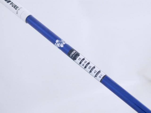 Fairway Wood : PRGR : หัวไม้ 3 PRGR RS (รุ่นปี 2019) Loft 15 ก้าน Mitsubishi Diamana Flex SR (M-40)