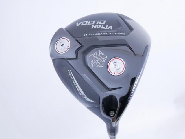 Driver : Katana : ไดรเวอร์ Katana Voltio NINJA Premium Carbon II TI (รุ่นใหม่ล่าสุด ออกปี 2025 ตีไกลมากๆ) Loft 10.5 ก้าน Tour AD VG-02 Flex R
