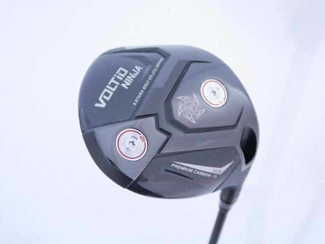 Driver : Katana : ไดรเวอร์ Katana Voltio NINJA Premium Carbon II TI (รุ่นใหม่ล่าสุด ออกปี 2025 ตีไกลมากๆ) Loft 10.5 ก้าน Tour AD VG-02 Flex R