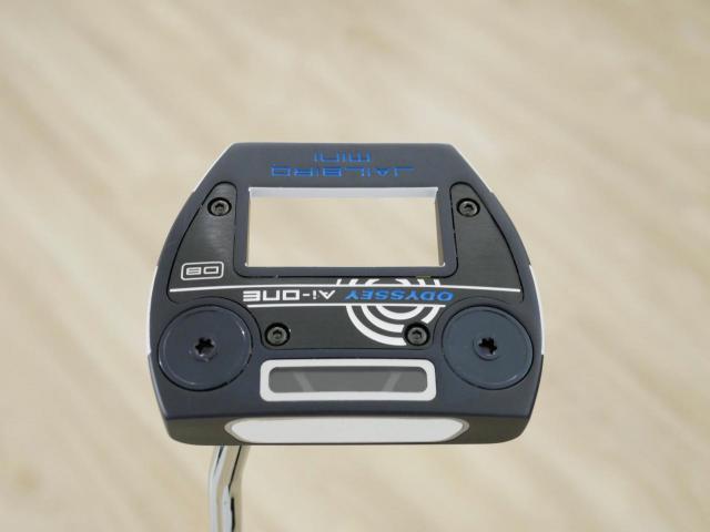 Putter : All : **เหมือนของใหม่** พัตเตอร์ Odyssey Ai-ONE Jailbird Mini DB (รุ่นล่าสุด ออกปี 2024) ก้าน Stroke LAB 90 ยาว 34 นิ้ว